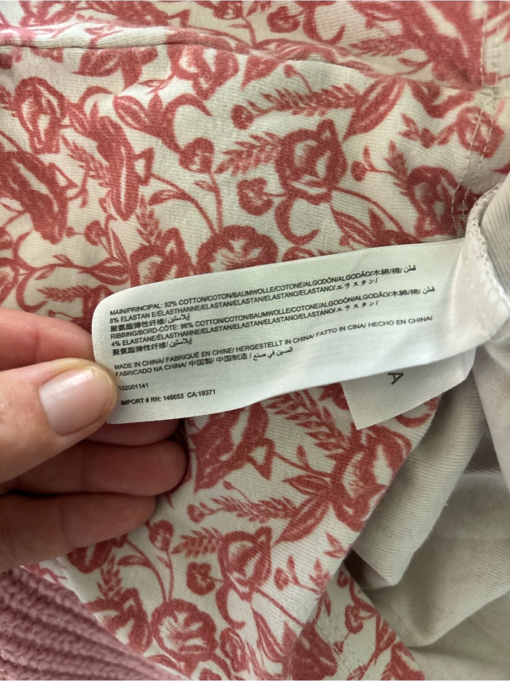 C/MEO Collective Rosebud Ringer Tee. Medium - Picture 4 of 4